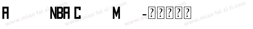 Action NBA Cond Medi字体转换